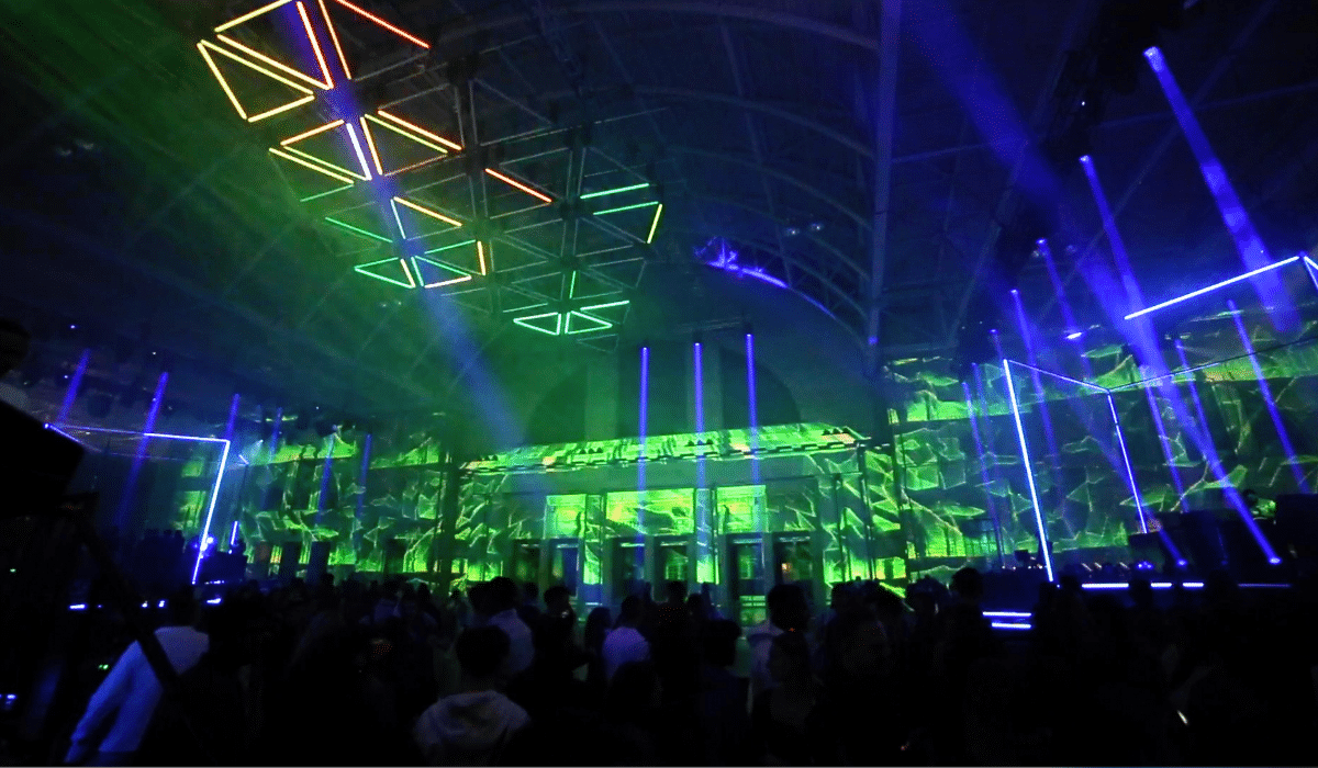 360 Projection Mapping for Product Launch Party