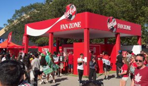 Experiential Marketing at Fan Fest Zone
