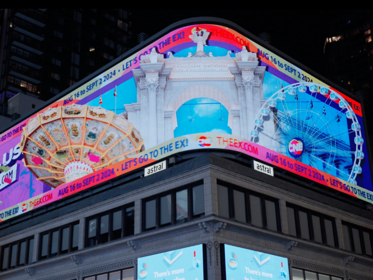 Go2 Productions CNE Forced Perspective DOOH Ad 1