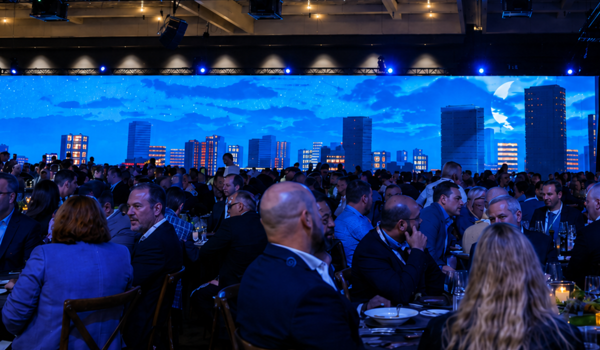 Immersive Corporate Dinner With Projection Mapping (1)