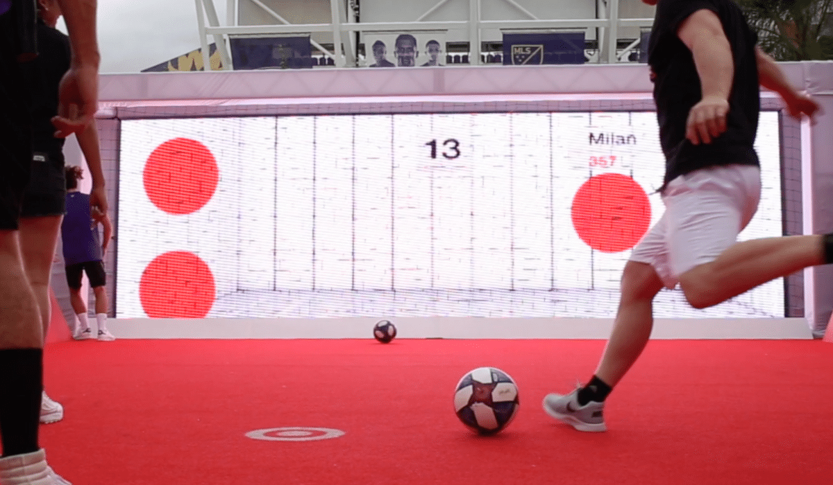 Interactive Soccer Game for Brand Activation