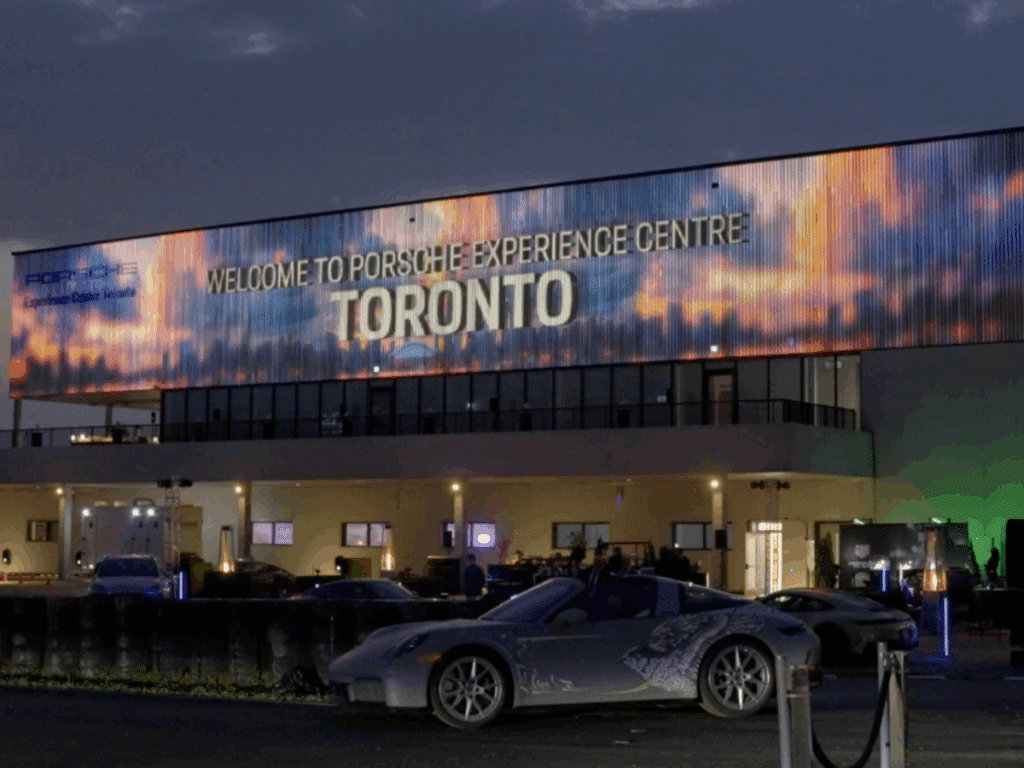 Porsche Experience Centre Toronto Projection Mapping