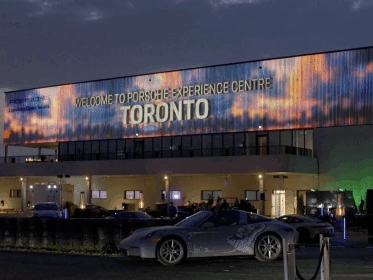 Porsche Experience Centre Toronto Projection Mapping