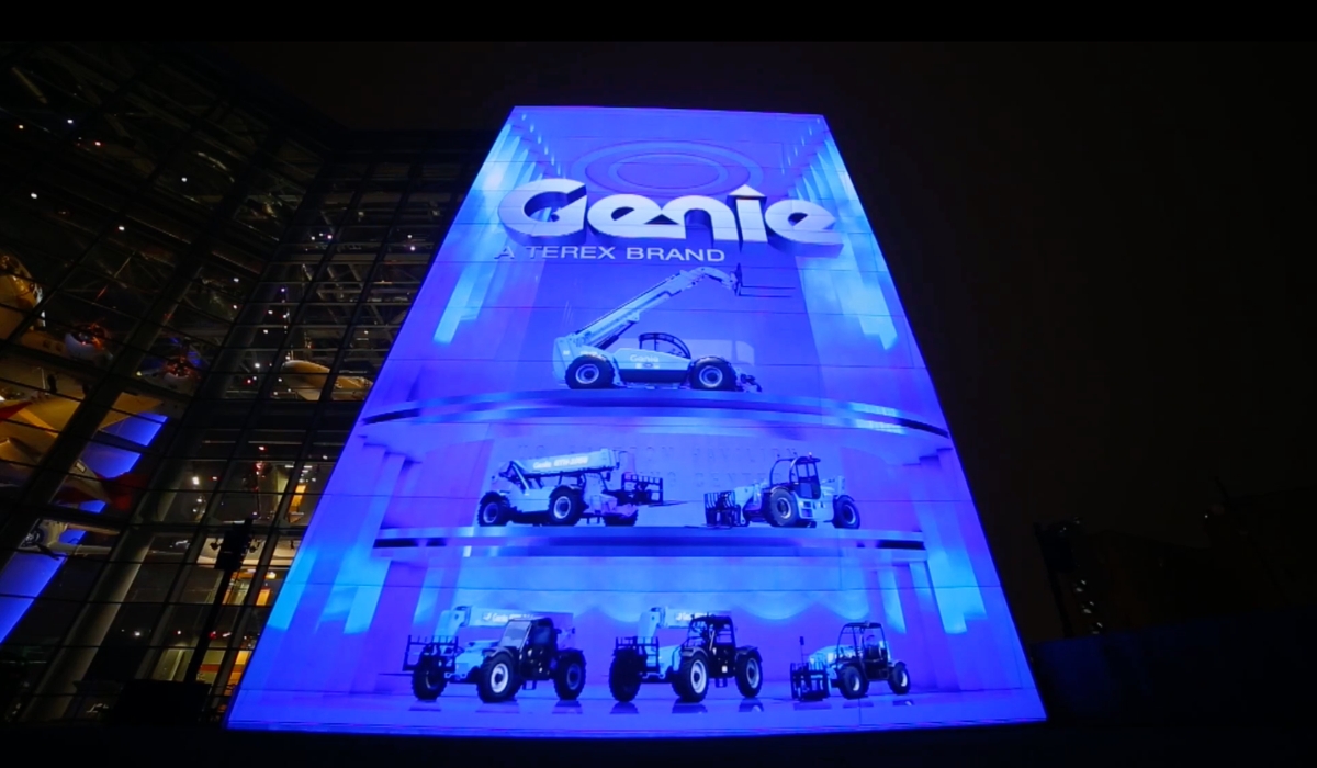 Projection Mapping for Genie Lyft new Product line