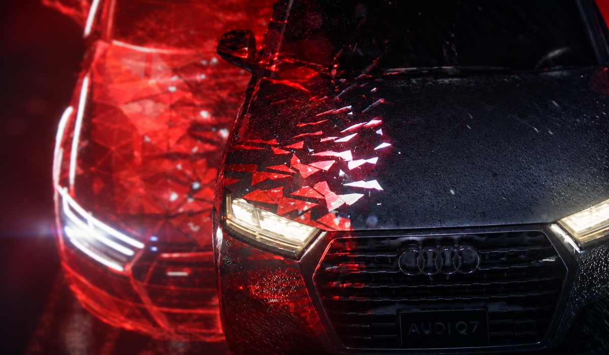 Projection Mapping onto Audi Q7 TV Commercial